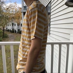 Yellow+White - Striped PacSun Tee